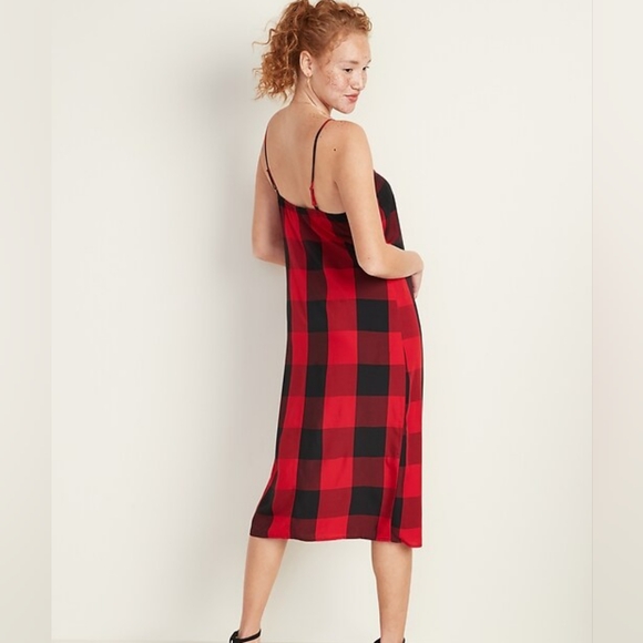 Old Navy Buffalo plaid slip dress - Picture 2 of 7